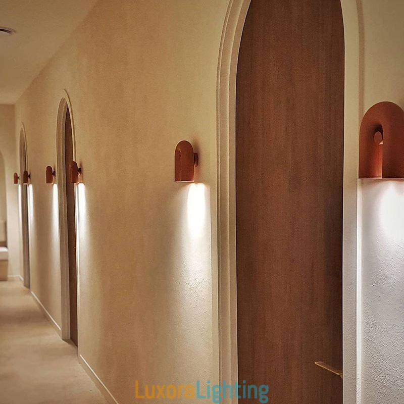 Designer Touch Decorative Wall Sconce U Shape Minimalist Creative Wall Light Rotating Lampshade