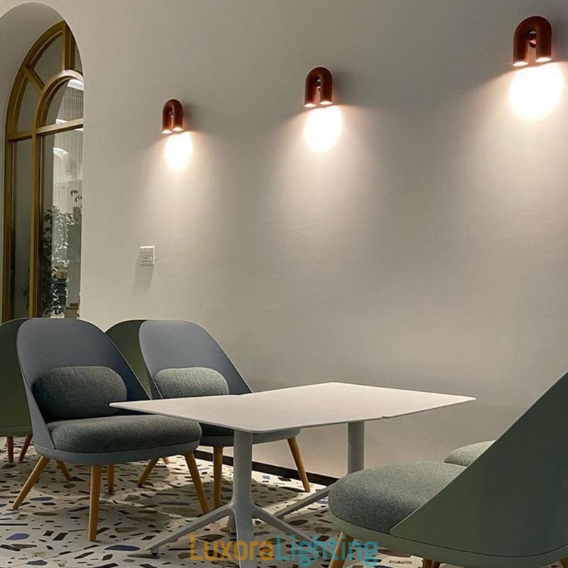 Designer Touch Decorative Wall Sconce U Shape Minimalist Creative Wall Light Rotating Lampshade