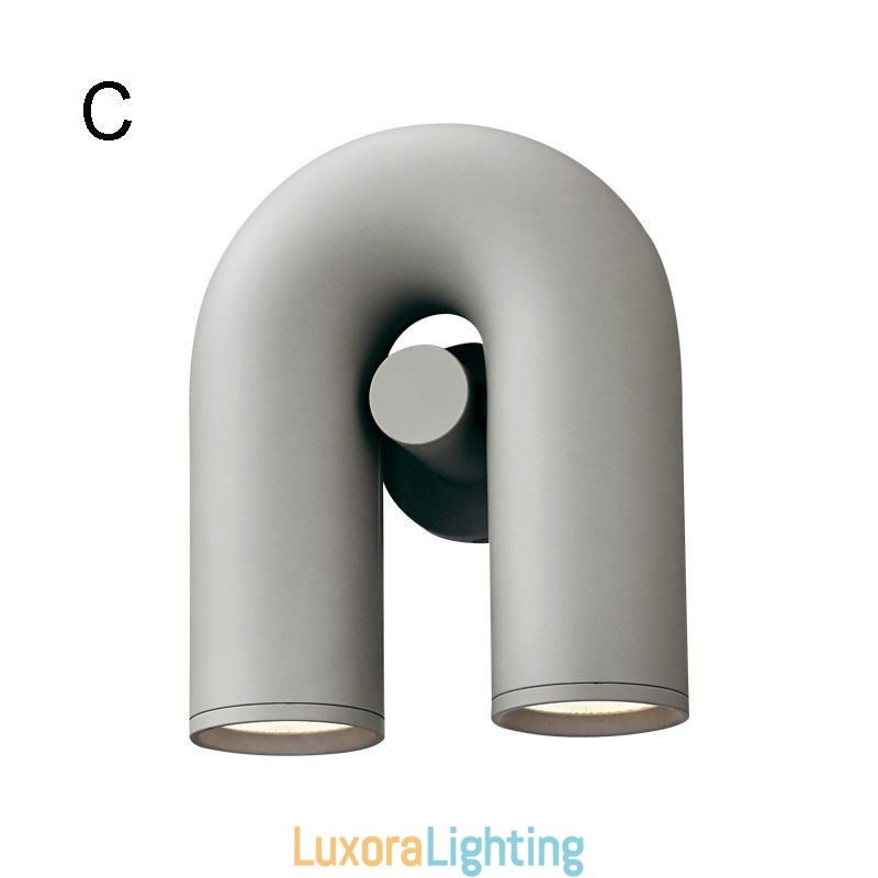 Designer Touch Decorative Wall Sconce U Shape Minimalist Creative Wall Light Rotating Lampshade