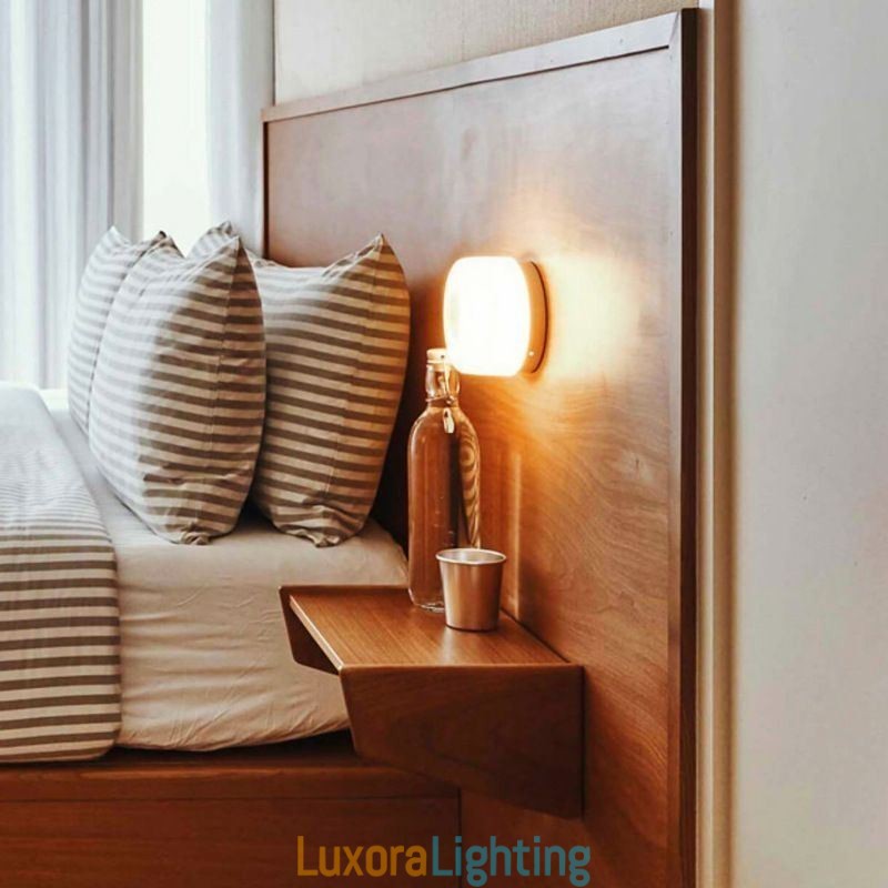 Designer Touch Decorative Wall Light Modern Minimalist Acrylic Single Head Round Wrought Iron Small Wall Sconce