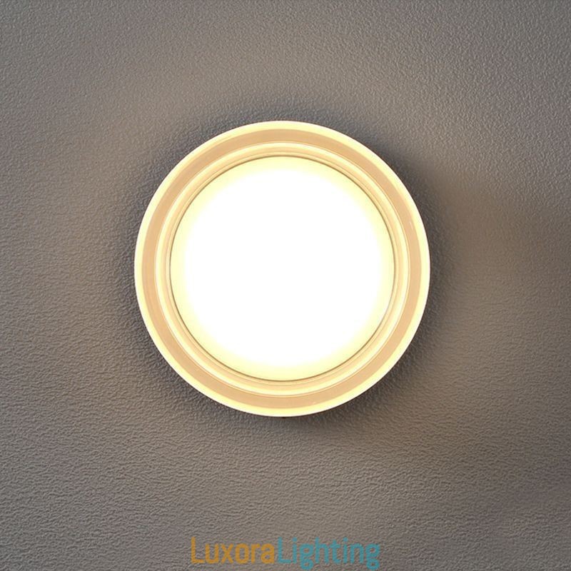 Designer Touch Decorative Wall Light Modern Minimalist Acrylic Single Head Round Wrought Iron Small Wall Sconce