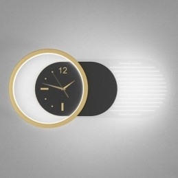 Designer Touch Decorative Wall Lamp Modern Minimalist Acrylic Wrought Iron Clock Wall Light