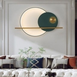 Designer Touch Decorative Wall Light Round Garden Wrought Iron Wall Sconce