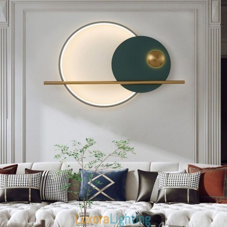 Designer Touch Decorative Wall Light Round Garden Wrought Iron Wall Sconce