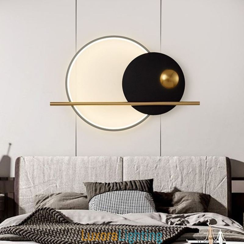 Designer Touch Decorative Wall Light Round Garden Wrought Iron Wall Sconce