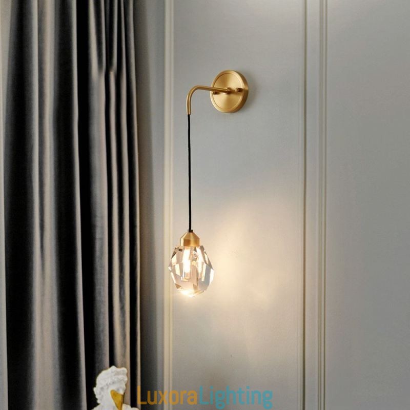 Designer Touch Decorative Modern Wall Light Creative Crystal Wall Sconce Lamp