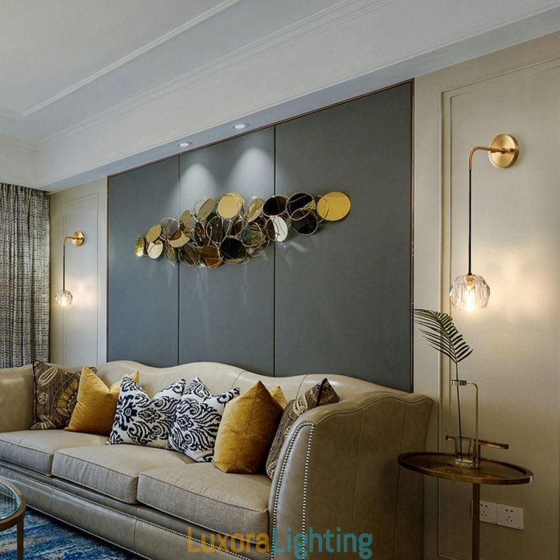 Designer Touch Decorative Modern Wall Light Creative Crystal Wall Sconce Lamp