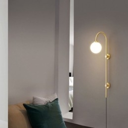 Designer Touch Decorative Modern Wall Sconce Brushed Gold Wall Light