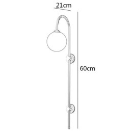 Designer Touch Decorative Modern Wall Sconce Brushed Gold Wall Light