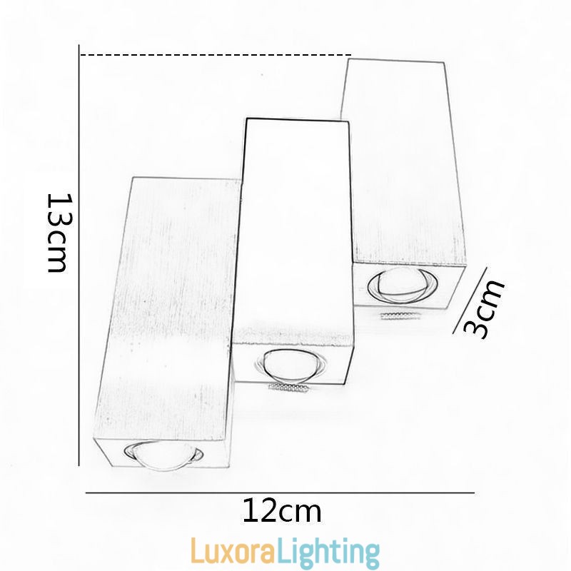 Designer Touch Decorative Modern Wall Lights Up And Down Wall Light Aluminum Wall Sconce