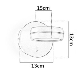 Designer Touch Decorative Swivel Wall Lamp Modern Minimalist Wall Sconce