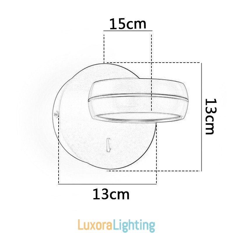 Designer Touch Decorative Swivel Wall Lamp Modern Minimalist Wall Sconce