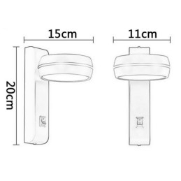 Designer Touch Decorative Swivel Wall Lamp Modern Minimalist Sconce Light