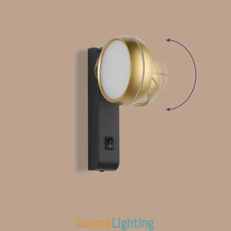 Designer Touch Decorative Swivel Wall Lamp Modern Minimalist Sconce Light