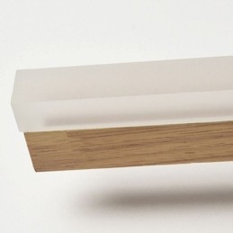 Designer Touch Decorative Mirror Light Solid Wood Wall Light Modern Sconce Wall Lamp