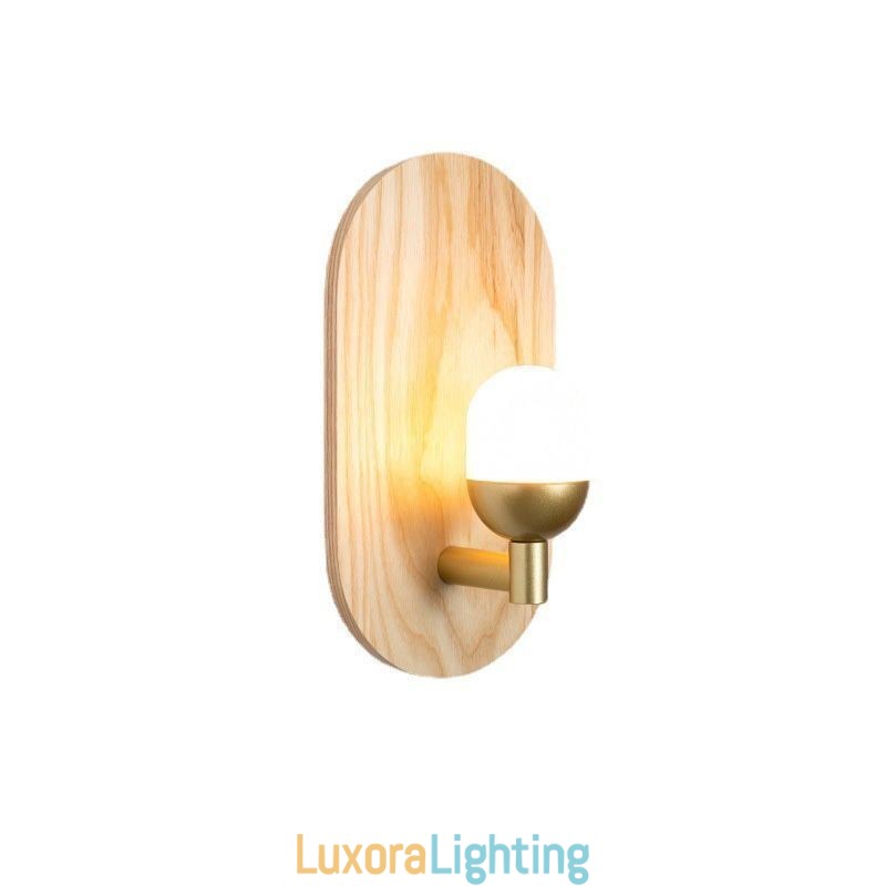 Designer Touch Decorative Decoration Wall Wood Lamp Entrance Aisle Lights Nordic Bedside Wall Light