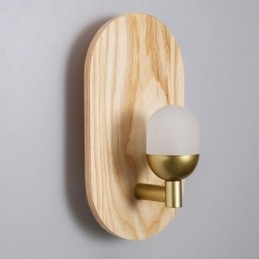 Designer Touch Decorative Decoration Wall Wood Lamp Entrance Aisle Lights Nordic Bedside Wall Light