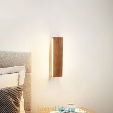 Designer Touch Decorative Modern Wall Wood Sconce Entrance Aisle Lights Nordic Bedside Wall Light