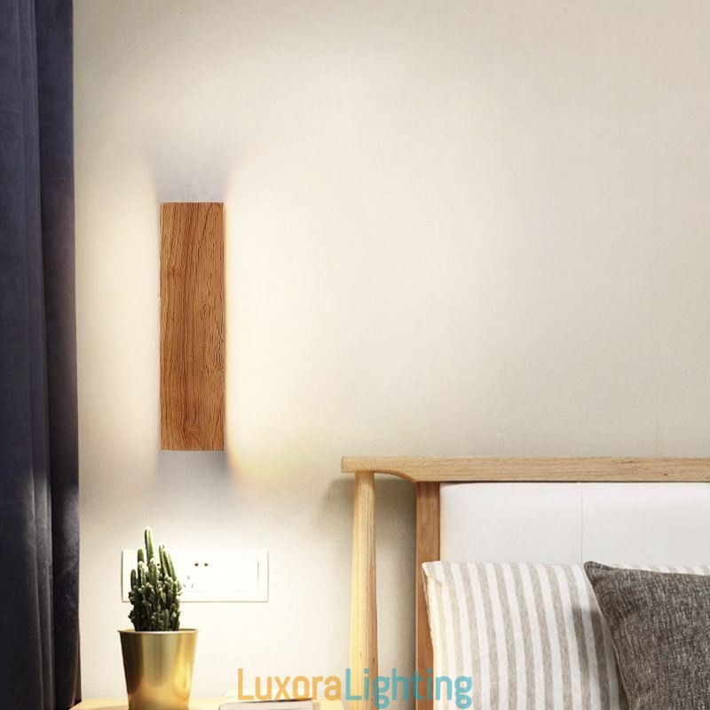 Designer Touch Decorative Modern Wall Wood Sconce Entrance Aisle Lights Nordic Bedside Wall Light