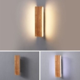 Designer Touch Decorative Modern Wall Wood Sconce Entrance Aisle Lights Nordic Bedside Wall Light