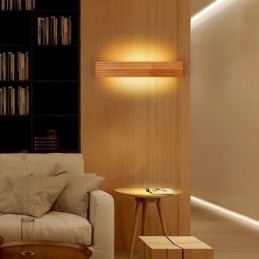 Designer Touch Decorative Japanes Style Wooden Wall Lamps Lamp Bathroom Home Wall Sconce