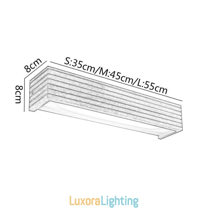 Designer Touch Decorative Japanes Style Wooden Wall Lamps Lamp Bathroom Home Wall Sconce