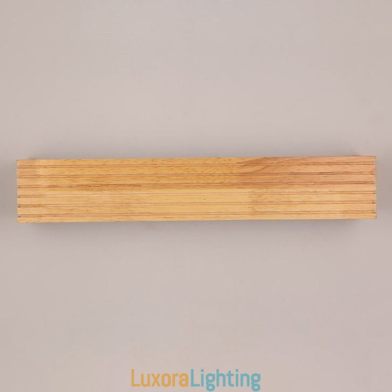 Designer Touch Decorative Japanes Style Wooden Wall Lamps Lamp Bathroom Home Wall Sconce