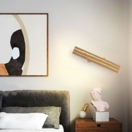 Designer Touch Decorative Modern Wood Wall Lamp Entrance Aisle Lights Nordic Bedside Wall Light