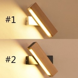 Designer Touch Decorative Europe Solid Wood Wall Lamp Bedside Wall Lighting Modern Simplicity Lamps