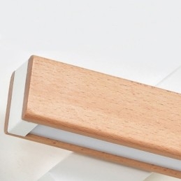 Designer Touch Decorative Europe Solid Wood Wall Lamp Bedside Wall Lighting Modern Simplicity Lamps