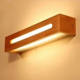 Designer Touch Decorative Modern Wall Wood Lamp Entrance Aisle Lights Nordic Bedside Wall Light