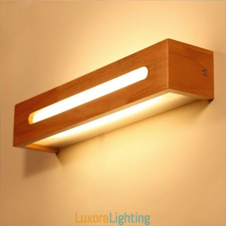 Designer Touch Decorative Modern Wall Wood Lamp Entrance Aisle Lights Nordic Bedside Wall Light