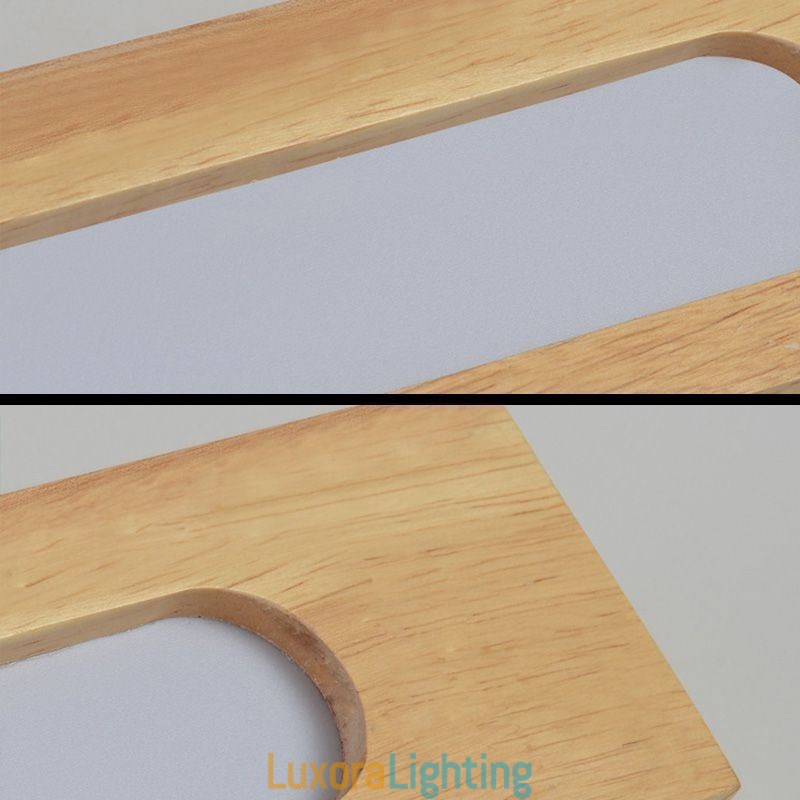 Designer Touch Decorative Modern Wall Wood Lamp Entrance Aisle Lights Nordic Bedside Wall Light