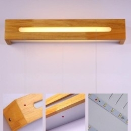 Designer Touch Decorative Modern Wall Wood Lamp Entrance Aisle Lights Nordic Bedside Wall Light