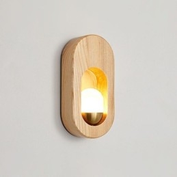 Designer Touch Decorative Japanese Decoration Wall Light Wood Wall Lamp Entrance Aisle
