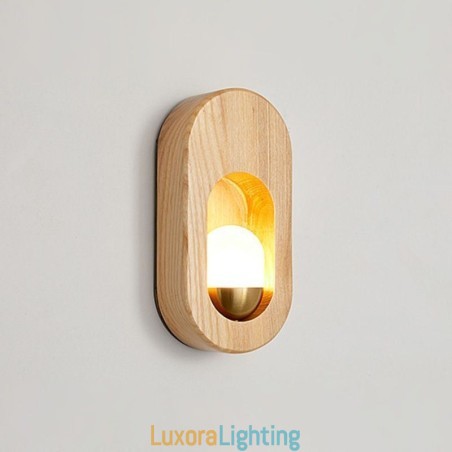 Designer Touch Decorative Japanese Decoration Wall Light Wood Wall Lamp Entrance Aisle