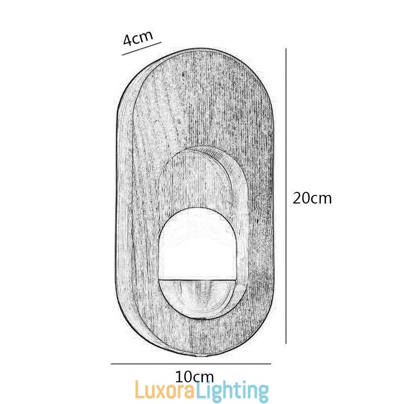 Designer Touch Decorative Japanese Decoration Wall Light Wood Wall Lamp Entrance Aisle