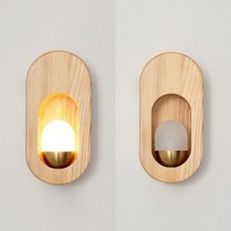 Designer Touch Decorative Japanese Decoration Wall Light Wood Wall Lamp Entrance Aisle