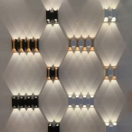 Designer Touch Decorative Waterproof Wall Lamp Modern Aluminum Surface Mounted Garden Porch Light