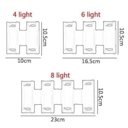 Designer Touch Decorative Waterproof Wall Lamp Modern Aluminum Surface Mounted Garden Porch Light