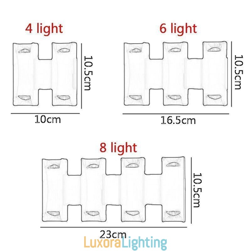 Designer Touch Decorative Waterproof Wall Lamp Modern Aluminum Surface Mounted Garden Porch Light