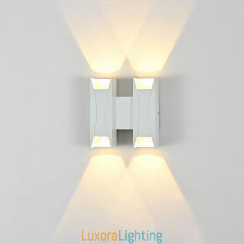 Designer Touch Decorative Waterproof Wall Lamp Modern Aluminum Surface Mounted Garden Porch Light