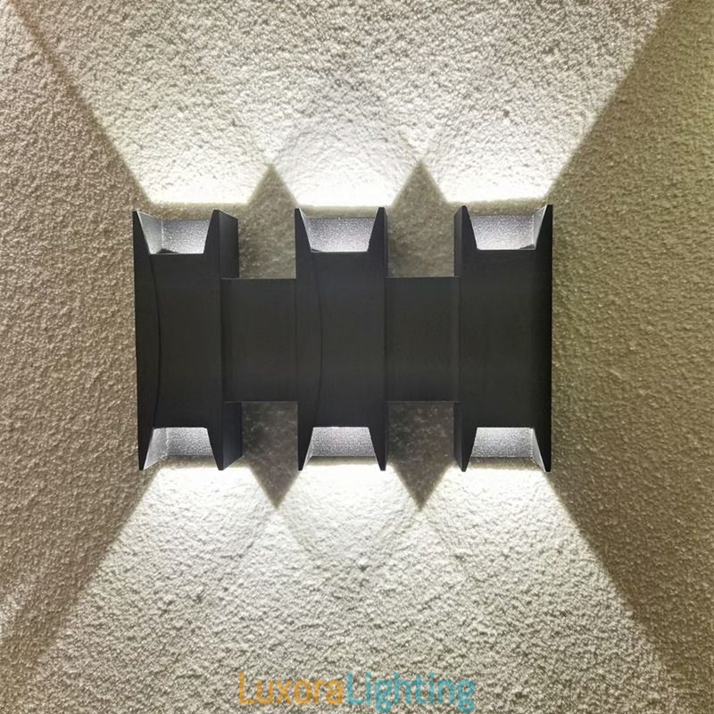 Designer Touch Decorative Waterproof Wall Lamp Modern Aluminum Surface Mounted Garden Porch Light