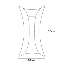 Designer Touch Decorative Modern Wall Lamp Waterproof Wall Light Courtyard Balcony Corridor