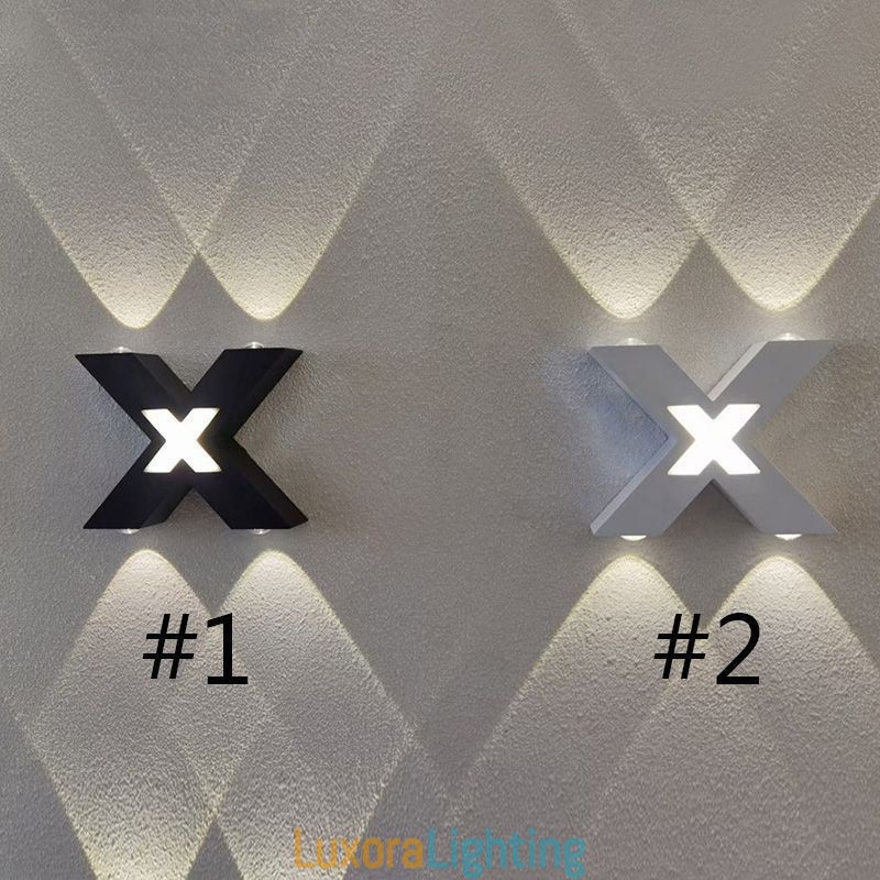 Designer Touch Decorative Art Deco Wall Light Up Down Indoor Lighting Aluminum Wall Sconce