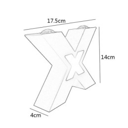 Designer Touch Decorative Art Deco Wall Light Up Down Indoor Lighting Aluminum Wall Sconce