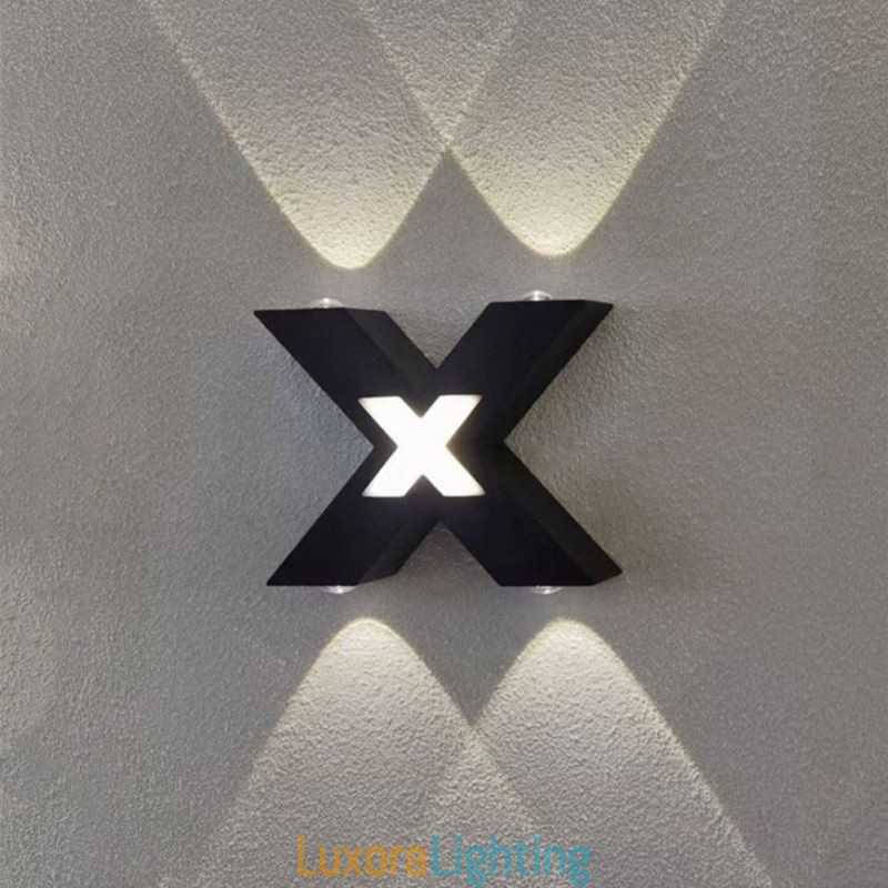 Designer Touch Decorative Art Deco Wall Light Up Down Indoor Lighting Aluminum Wall Sconce