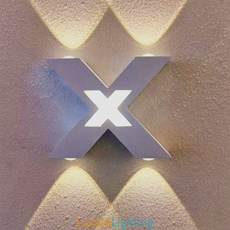 Designer Touch Decorative Art Deco Wall Light Up Down Indoor Lighting Aluminum Wall Sconce