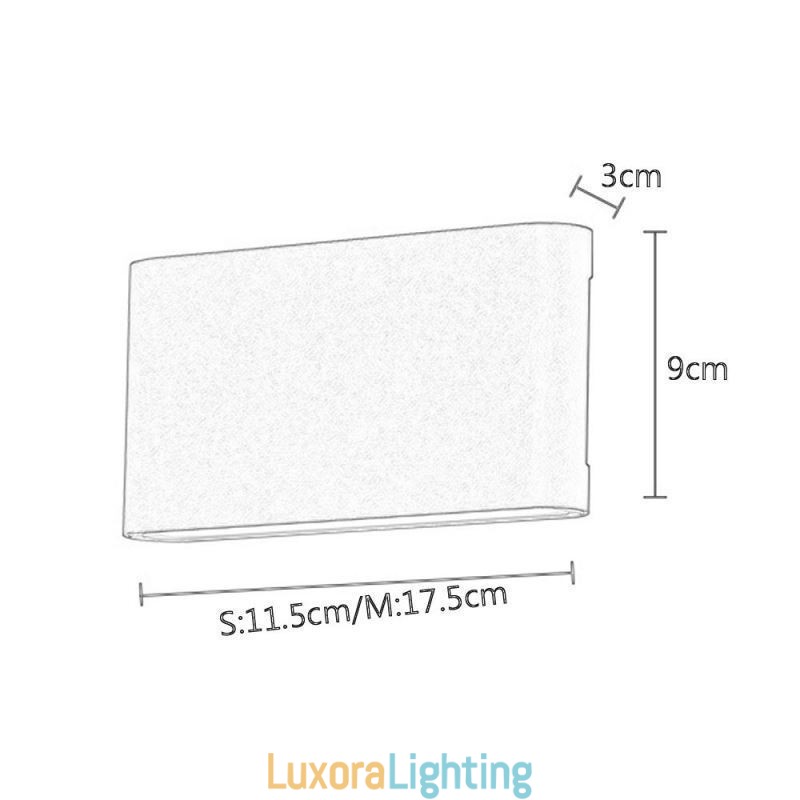 Designer Touch Decorative Wall Lamp Waterproof Modern Simple Aluminum Indoor Art Wall Light