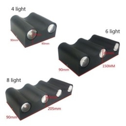 Designer Touch Decorative Wall Lamp Aluminum Balcony Surface Mounted Porch Light